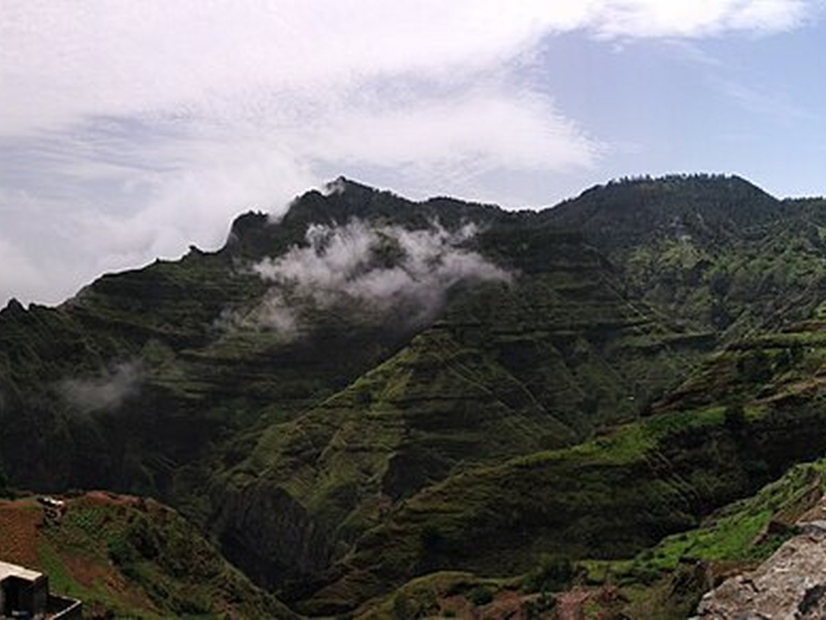 Bergstraße auf der Insel Santo Antão