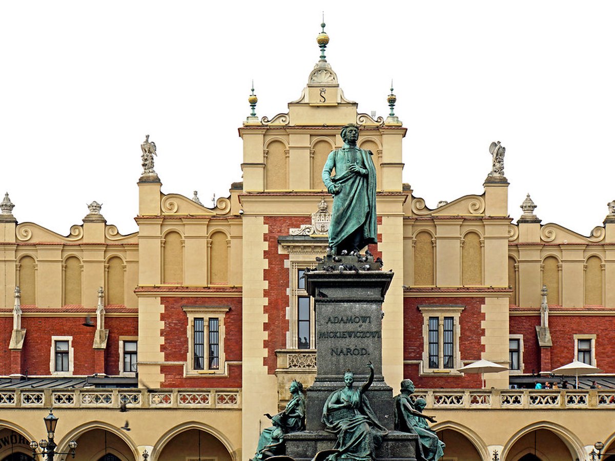 Historischer Marktplatz in der Altstadt von Krakau